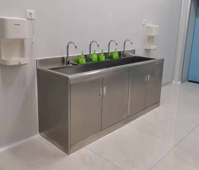 Stainless Steel Sink in Laboratory